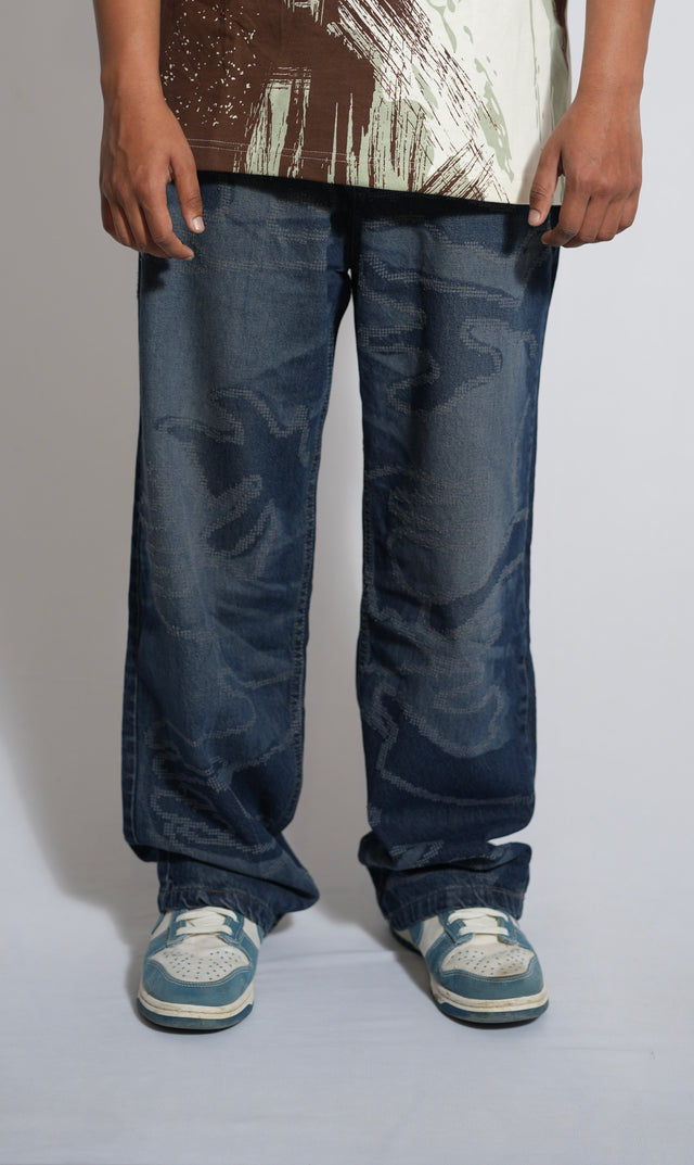 Designer Die Cut Laser Denims