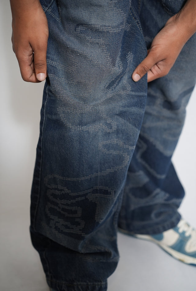Designer Die Cut Laser Denims