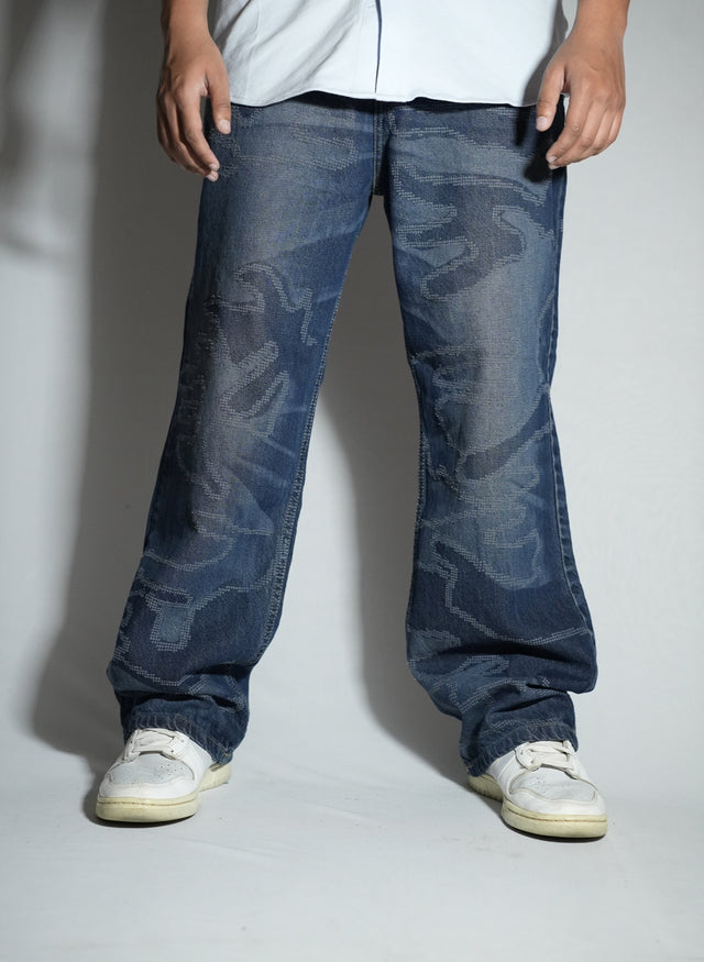 Designer Die Cut Laser Denims