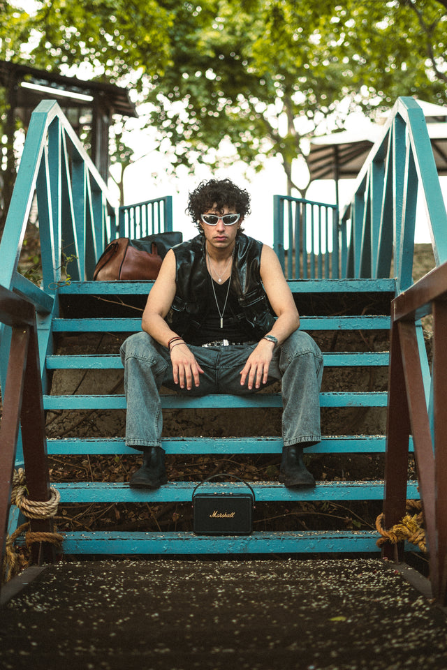 Utility 5 Pocket Leather Vest ( T.NOIR )