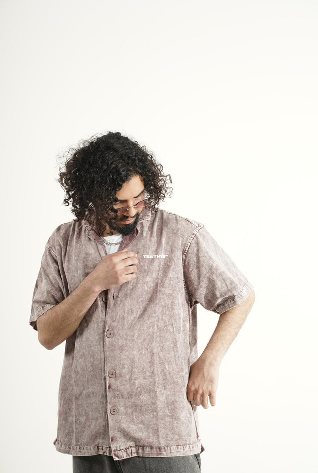 Purple Tinted Bowling Shirt