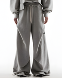 SYMBOL GEOMETRY FLARE SWEAT PANTS [MELANGE]