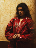 Crimson Viper Leather Jacket ( Unisex )