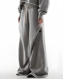 SYMBOL GEOMETRY FLARE SWEAT PANTS [MELANGE]