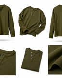 Olive Loose Henley