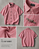 Rosé Clasp Shirt