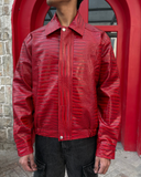 Scarlet Croc Leather Jacket