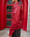 Scarlet Croc Leather Jacket