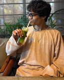 CORE WASHED WAFFLE LONGSLEEVE TEE