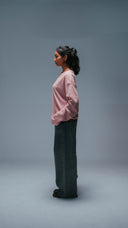 PINK HENLEY TEE