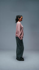 PINK HENLEY TEE