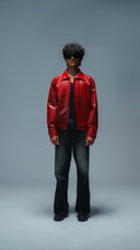 Scarlet Croc Leather Jacket