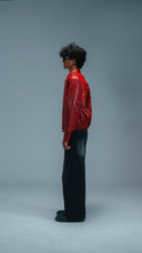 Scarlet Croc Leather Jacket