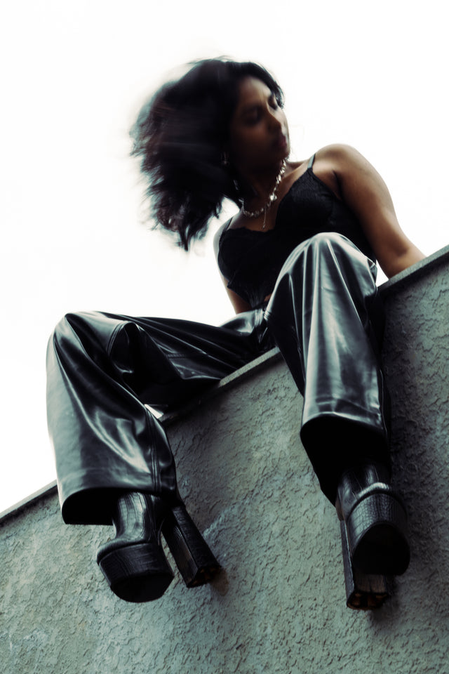 Forged Leather Pants ( Unisex )