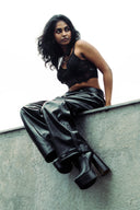 Forged Leather Pants ( Unisex )