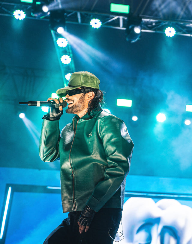 Verdant Croc Leather Jacket